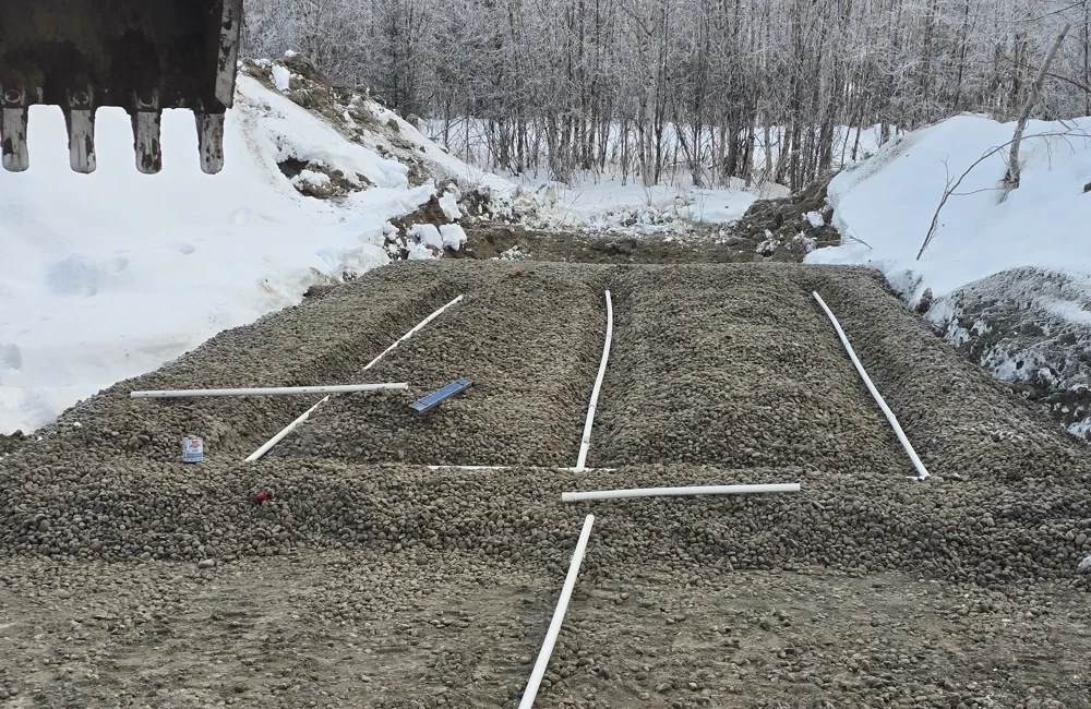 Installation of septic systems